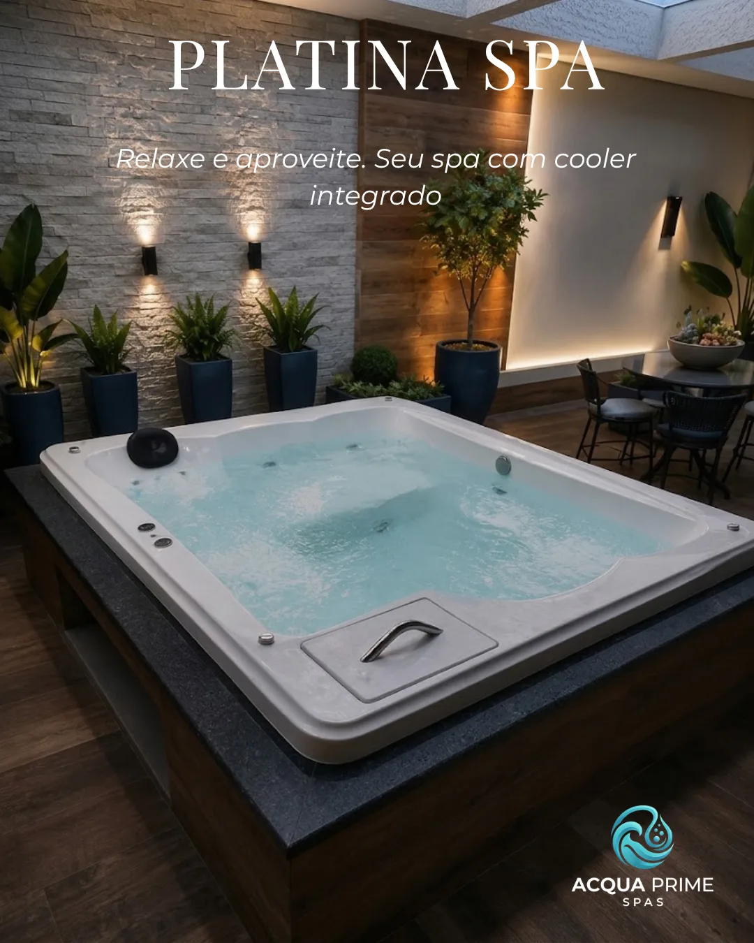 Spa Platina Luxo Com Cooler